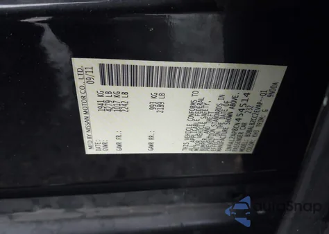 2012 Nissan Altima 2.5 S z USA, uszkodzony, nr VIN 1N4AL2AP8CN454514